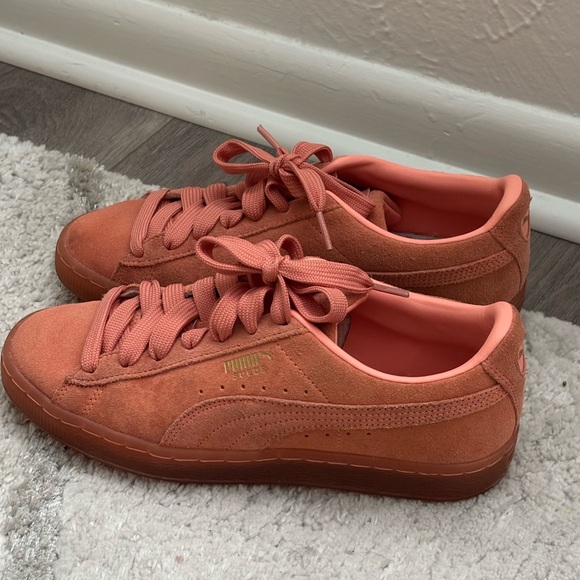 Puma Shoes - Puma Suede Sneakers Pink Womens